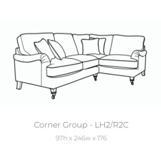 Lorelai 4 Seater Corner Sofa