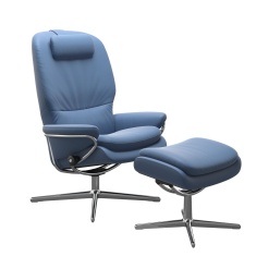 Stressless Rome High Back Chair With Urban Cross Base