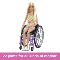 Barbie Fashionistas Doll With Wheelchair & Ramp