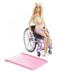 Mattel Barbie Retro Faces 112 cm Cotton Fabric Pink