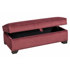 Paulina Fabric Ottoman