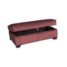 Paulina Fabric Ottoman