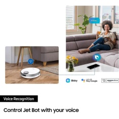 Samsung VR30T85513W Jet Bot™+ Robot Vacuum Cleaner with Auto Empty CleanStation