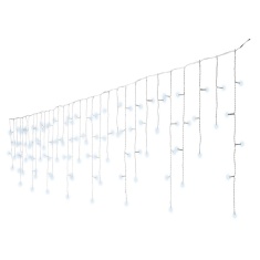 LED Icicle Twinkle Lights 1100cm White & Cool White