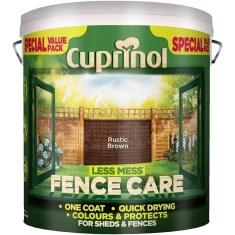 Cuprinol Less Mess 6L Fence Care - Rustic Brown Cuprinol Less Mess 6L Fence Care - Rustic Brown
