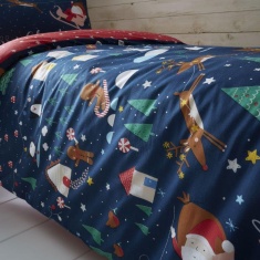 Catherine Lansfield Santa's Christmas Wonderland Duvet Set