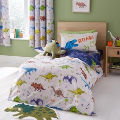 Catherine Lansfield Kids Prehistoric Dinosaurs Duvet Set