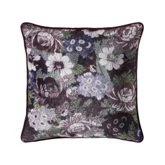 Laura Ashley Honnington Feather Filled Cushion - Blackberry Purple