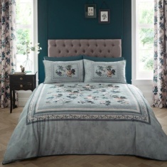 Appletree Heritage Windsford Cotton Teal Duvet Set Appletree Heritage Windsford Cotton Teal Duvet Set