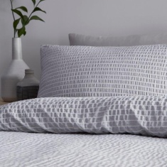 Appletree Loft Altro Textured Grey Duvet Set