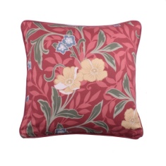 Dreams & Drapes Sandringham Red Filled Cushion