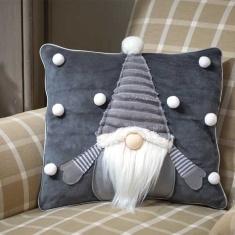 Gonk Christmas Cushion - Grey