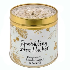 Best Kept Secrets Sparkling Snowflakes Scented Candle Tin - 240g Best Kept Secrets Sparkling Snowflakes Scented Candle Tin - 240g