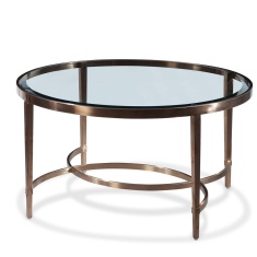 Ritz Round Glass Coffee Table