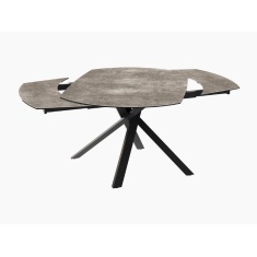 Akante Kheops 130cm/190cm Extending Dining Table - Argile