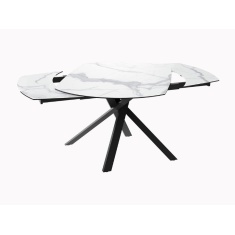 Akante Kheops 130cm/190cm Extending Dining Table - Matt Marble