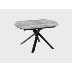 Akante Kheops 130cm/190cm Extending Dining Table - Silver