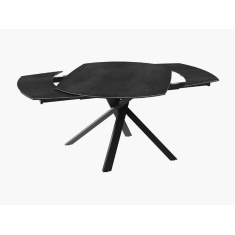 Akante Kheops 130cm/190cm Extending Dining Table - Titanium