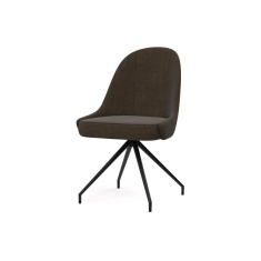 Akante Miami Swivel Dining Chair - Taupe