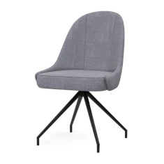Akante Miami Swivel Dining Chair - Grey