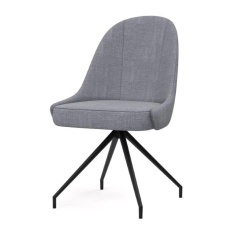Akante Miami Swivel Dining Chair - Grey