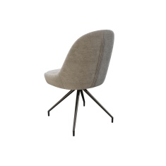 Akante Miami Swivel Dining Chair - Light Grey