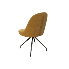 Akante Miami Swivel Dining Chair - Ochre Yellow