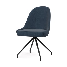 Akante Miami Swivel Dining Chair - Blue