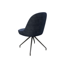 Akante Miami Swivel Dining Chair - Navy Blue