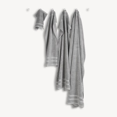 Christy Signum Towel - Dove Grey