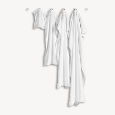 Christy Signum Towel - White