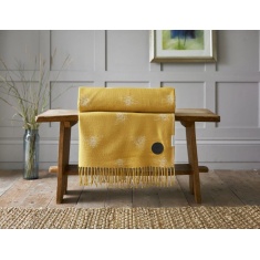 Deyongs Bee Acrylic Throw - Ochre