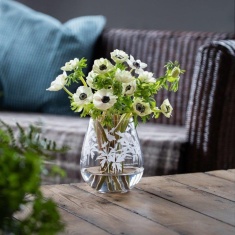 Dartington Bloom Wide Vase Windflower