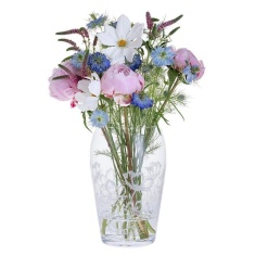 Dartington Bloom Wide Vase Bees & Cosmos