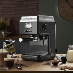 Russell Hobbs 28251 Retro Espresso Coffee Machine - Black