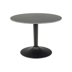 Malta Ceramic Round Coffee Table - Matt Black