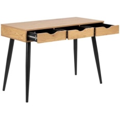 Neptune Oak Office Desk - Matt Wild
