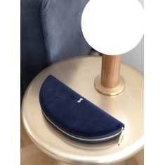 Stackers Half Moon Jewellery Roll - Velvet Navy