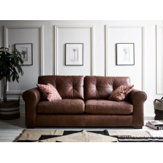 Darcy Midi 3 Seater Leather Sofa