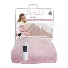 Dreamland 16708C Intelliheat Luxury Heated Throw - Pink