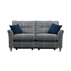Parker Knoll Hazel Buttoned Back Large 2 Seater Sofa With Power Footrest Parker Knoll Hazel Buttoned Back Large 2 Seater Sofa With Power Footrest