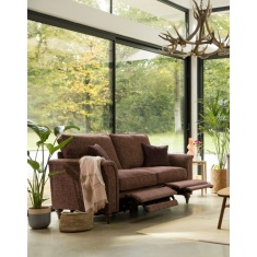 Parker Knoll Rowan Plain Back Large 2 Seater Sofa With Power Footrest Parker Knoll Rowan Plain Back Large 2 Seater Sofa With Power Footrest