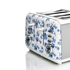 Laura Ashley VQSBT583LACR 4 Slice Toaster - China Rose