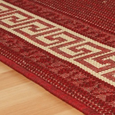 Oriental Weavers Greek Key Flatweave Rug - Red