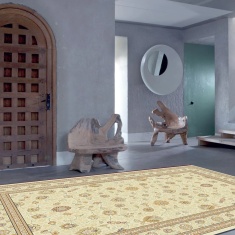 Mastercraft 6529/190 Noble Art Rug - Cream/Gold