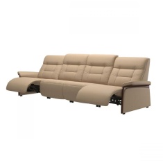 Stressless Mary 4 Seater Recliner Sofa With Wooden Arms
