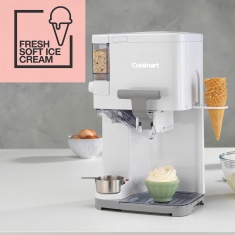 Cuisinart ICE48U Soft Serve Ice Cream Maker 1.4L