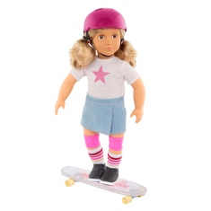 Our Generation Ollie Skateboarder & Storybook Doll 46cm