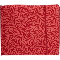 Morris & Co Larkspur Crimson Pillowcase Pair
