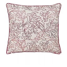 Morris & Co Larkspur Crimson Cushion